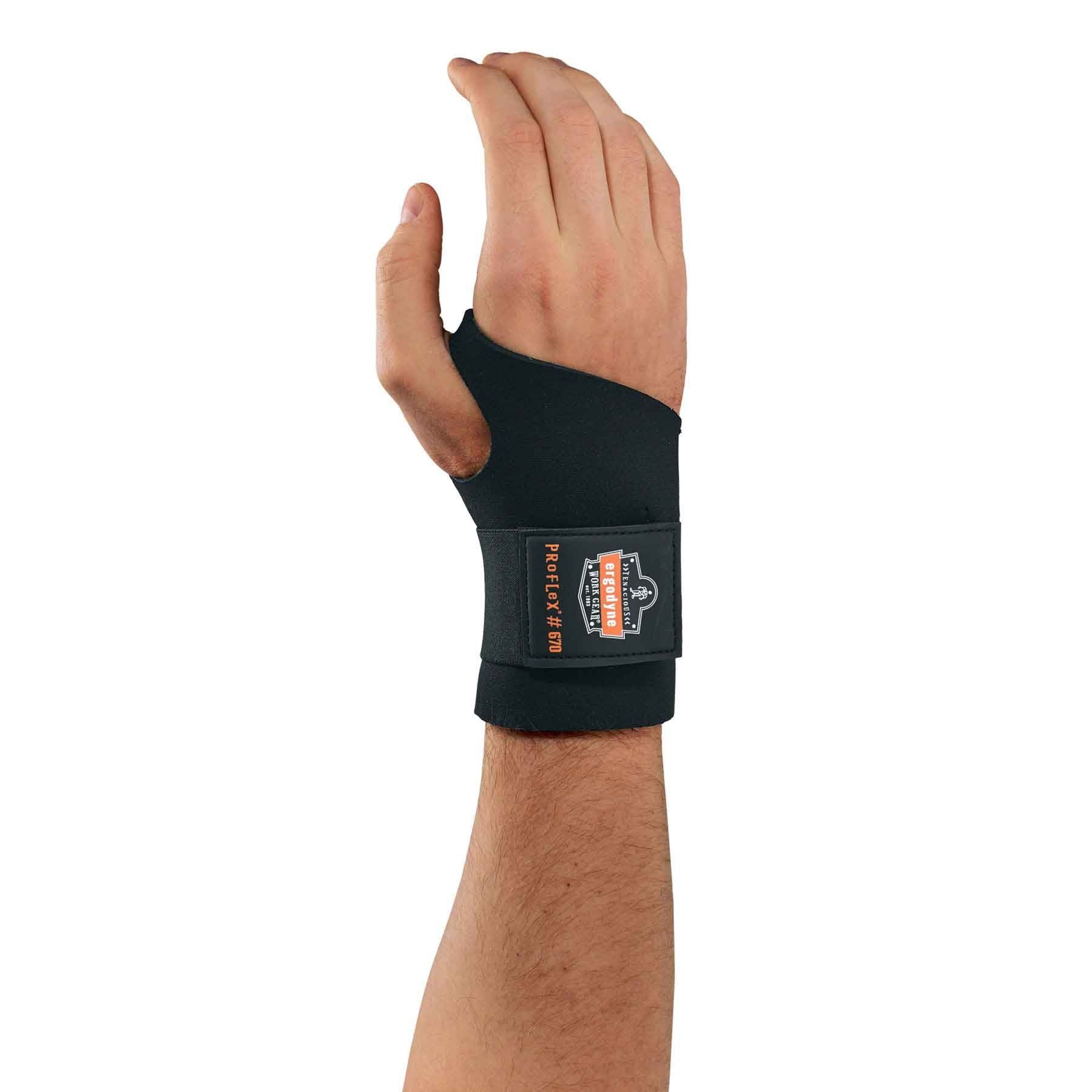 Ergodyne WRIST SUPPORT, AMBIDEXTROUS PROFLEX 670 W/STRAP LG