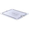 Carlisle, StorPlus, Polycarbonate Notched Handled Universal Lid 1/2 Size, Clear