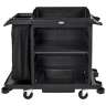 Rubbermaid Commercial, Housekeeping Cart, Compact Size, Black