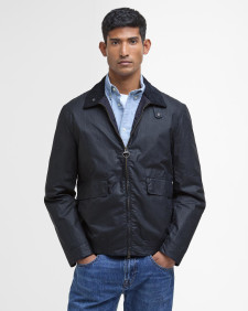 Newbury Waxed Jacket Royal Navy/Heritage Check