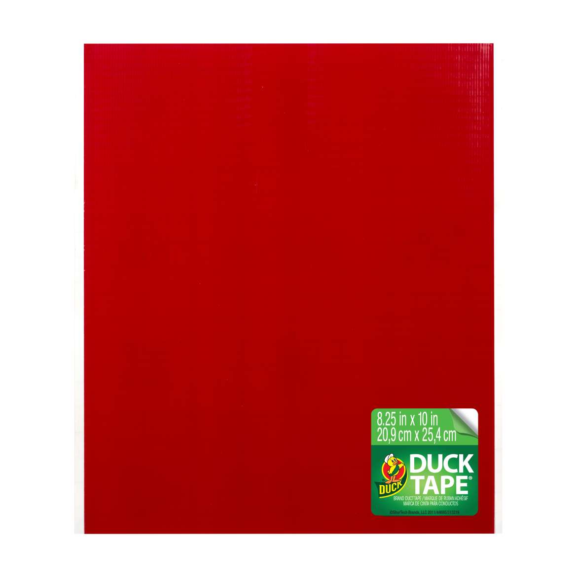 Color Duck Tape® Sheets - Red, 6 pk, 8.25 in. x 10 in. Image