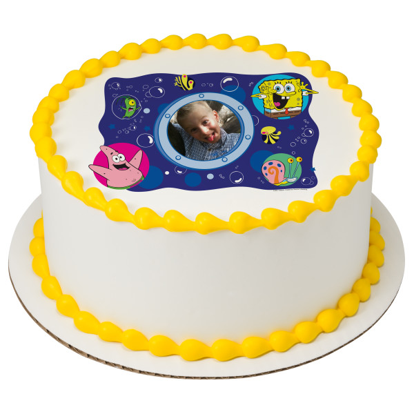 SpongeBob SquarePants™ Bubbles PhotoCake® Edible Image® Frame