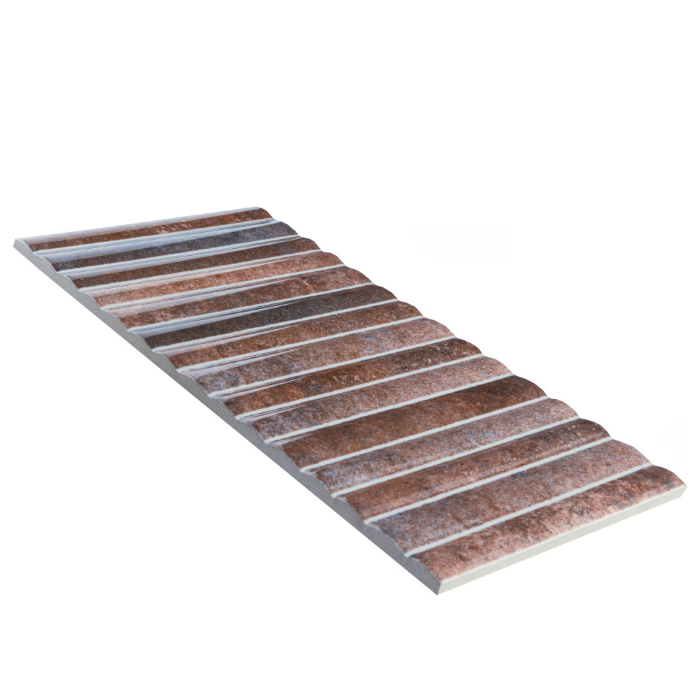 Rubik Garnet 5-7/8 in. x 11-3/4 in. Ceramic Wall Tile