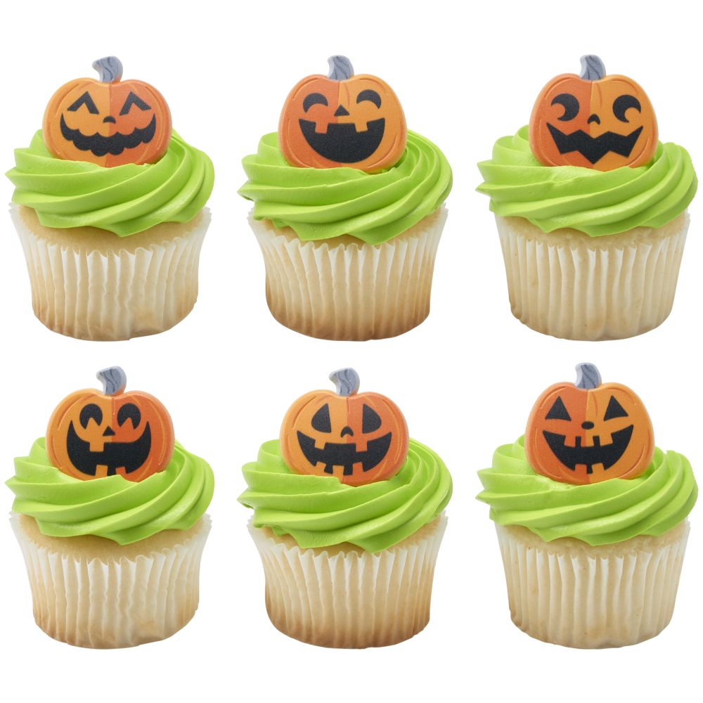 Image Cake Jack-O'-Lanterns
