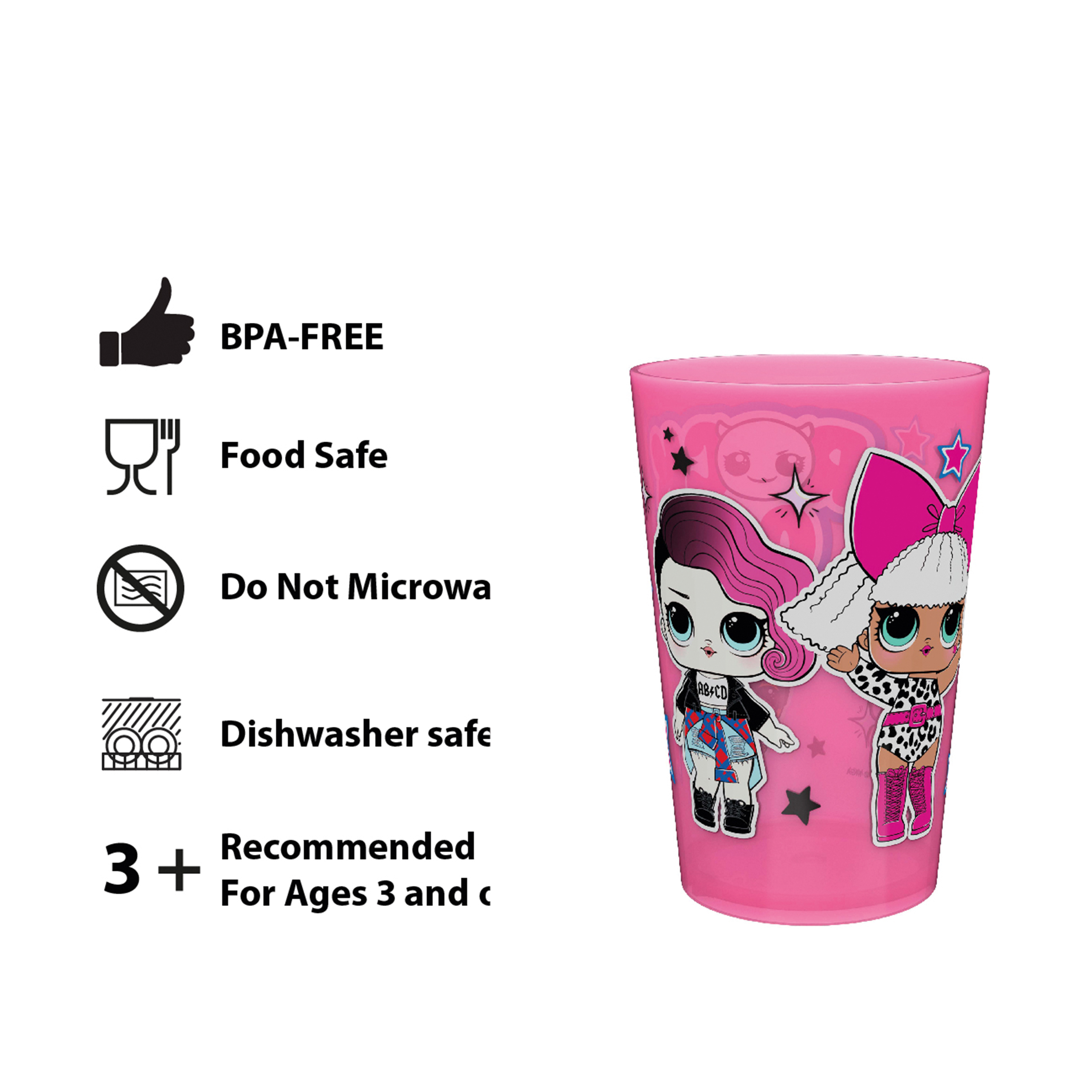 LOL Surprise Dinnerware Set, Glitter ON!, 5-piece set slideshow image 13 LOL Surprise Dinnerware Set, Glitter ON!, 5-piece set slideshow image 13