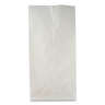 BAGGW2500, General, Grocery Paper Bags, 30 lb Capacity, #2, 4.31" x 2.44" x 7.88", White