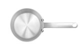 1 ½-quart Wear-Ever® tapered aluminum saucepan with natural finish and plated handle
