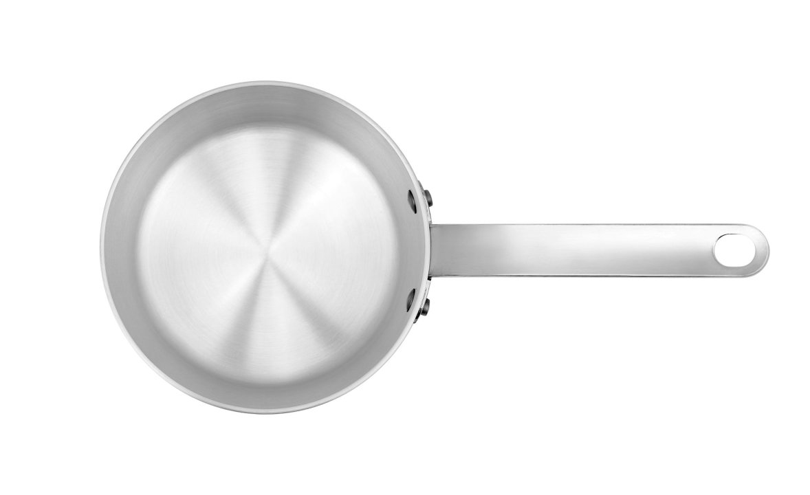 1 ½-quart Wear-Ever® tapered aluminum saucepan with natural finish and plated handle