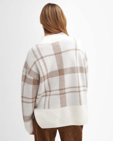 Deanna Tartan High-Neck Jumper 