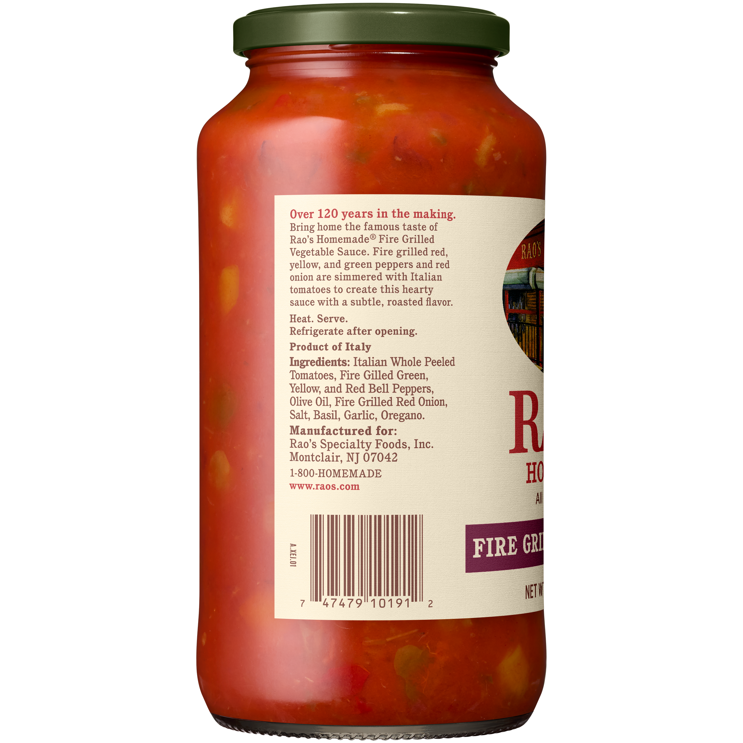 Fire Grilled Vegetable Sauce, 24 oz - Left Image