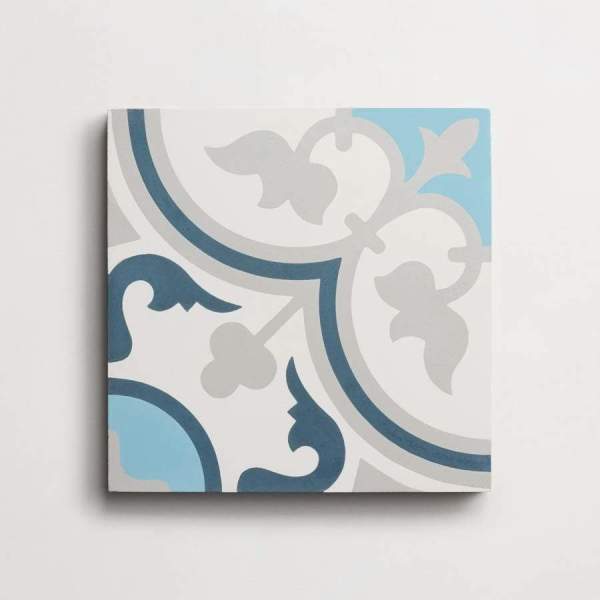 cement | four leaf clover | white, federal blue, pool + ash 