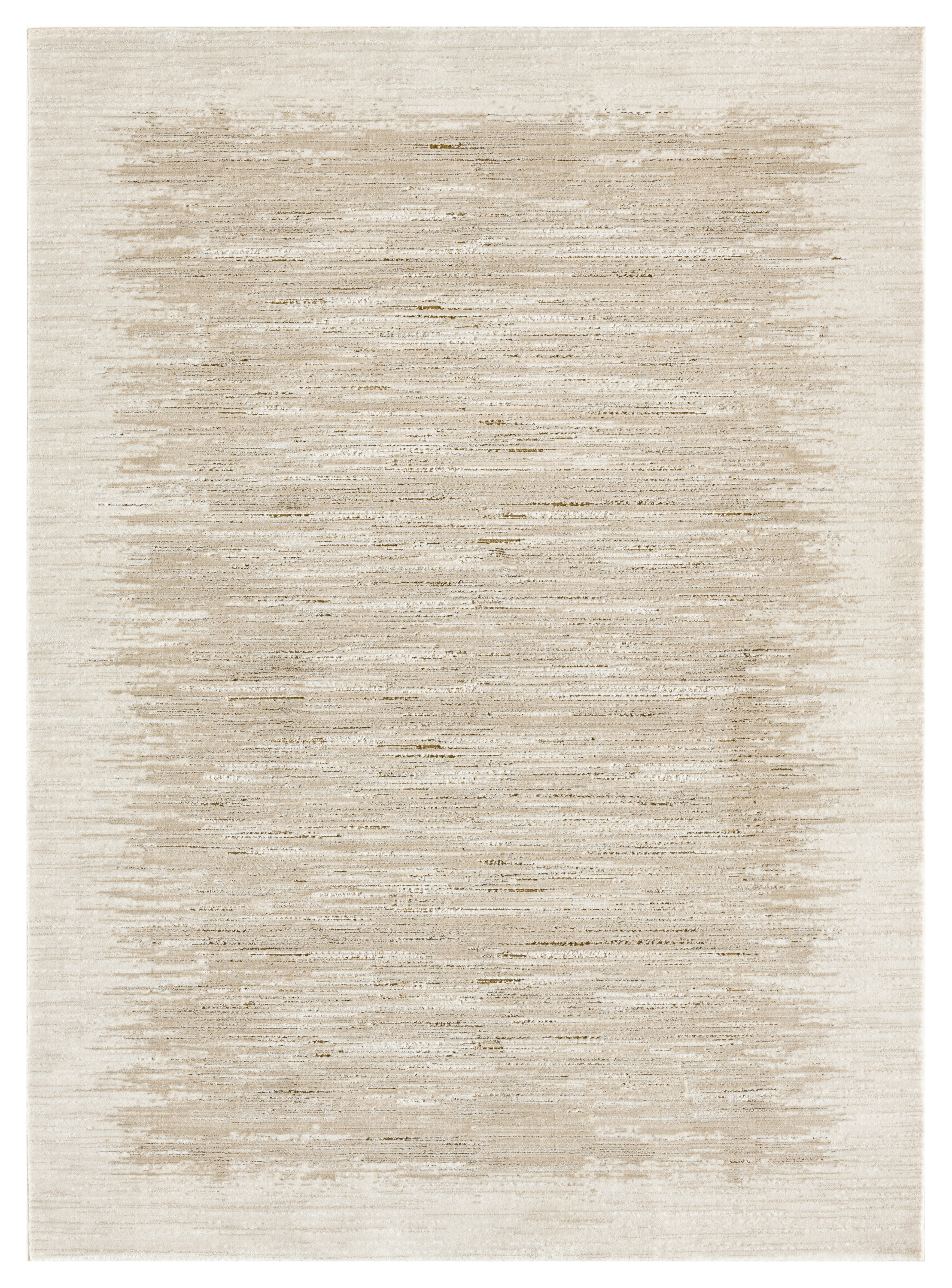 DKNY Grand Street 3'11" x 5'11" Ivory Taupe Modern Indoor Rug