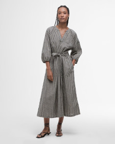 Suri Midi Dress Dark Navy/Light Sand