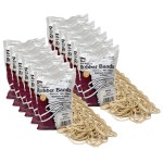 Charles Leonard Rubber Bands, High Quality, #54 (Assorted), 1/4 lb. Per Bag, 12 Bags CHL56254-12