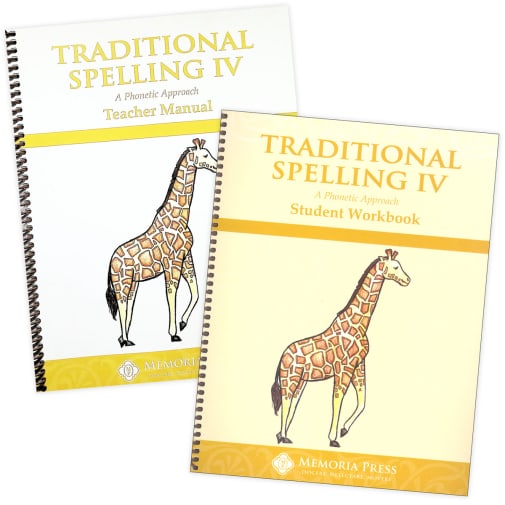Memoria Press Traditional Spelling Book 4 Package