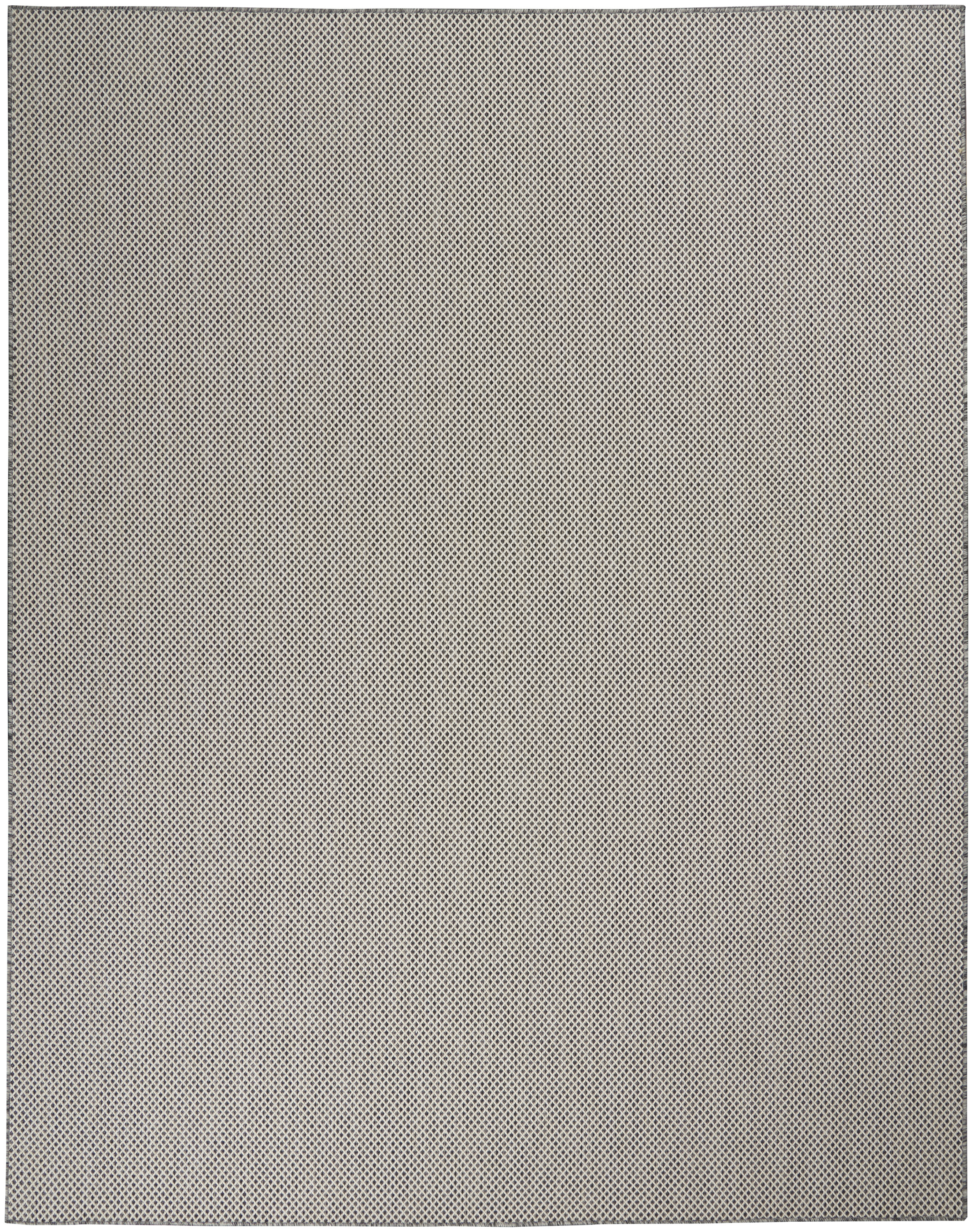 Nourison Courtyard 10' x 14' Ivory Charcoal Modern Rug