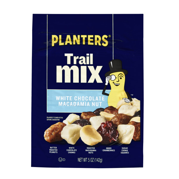 PLANTERS(r) Trail Mix White Chocolate Macadamia Nut 12/5oz . C1CB - Front Center Inner Pack (Hi Res)