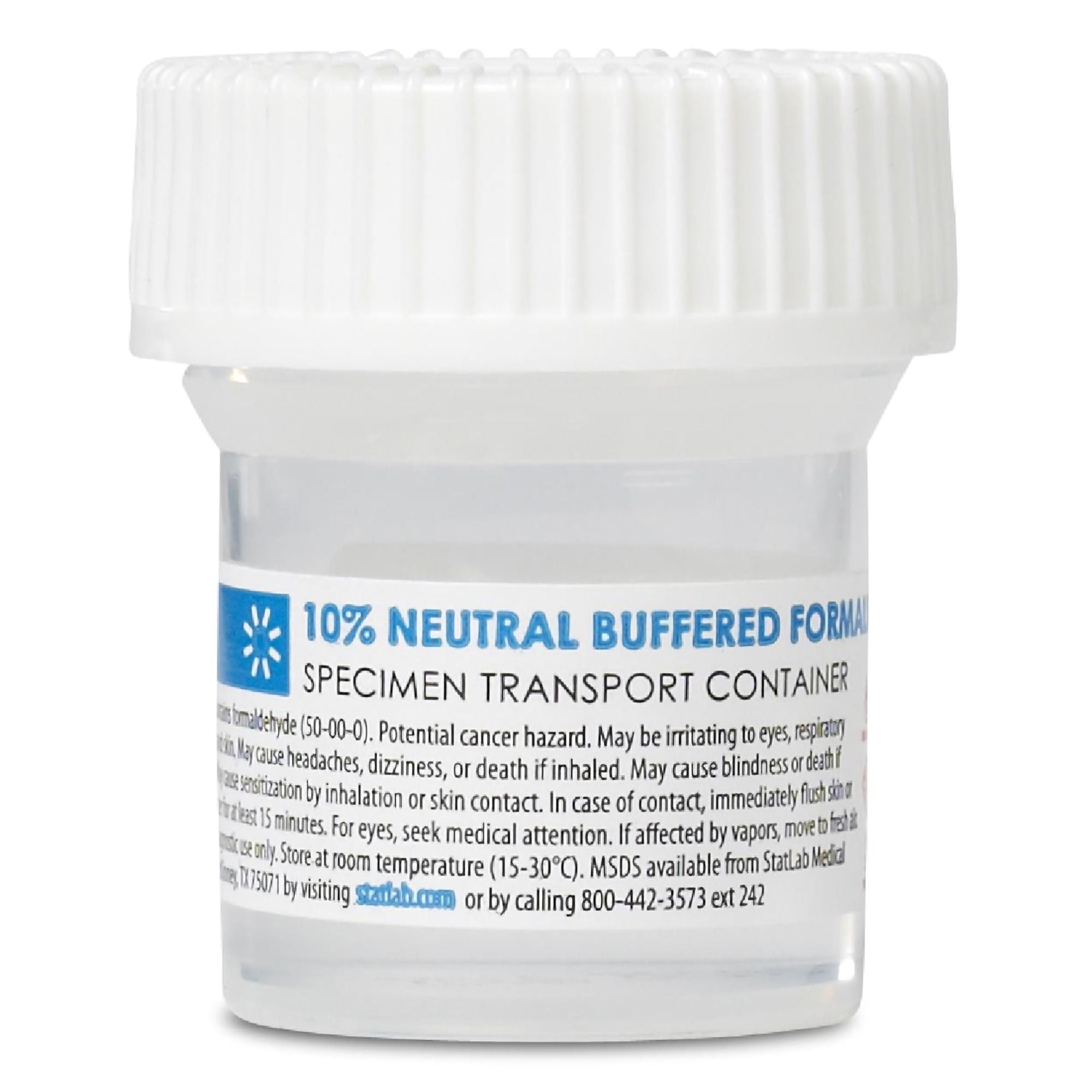 StatClick™ Prefilled Formalin Container, 20 mL Fill in 40 mL