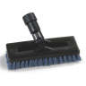 Carlisle, Flo-Pac, 8in, Swivel Scrub Heavy-Duty General Use, Nylon Bristles, Blue