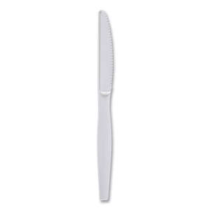 Boardwalk, Heavyweight Polystyrene Cutlery, Knife, White, 1000/Carton