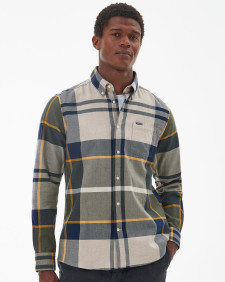 Dunoon Tailored Long-Sleeved Shirt Forest Mist