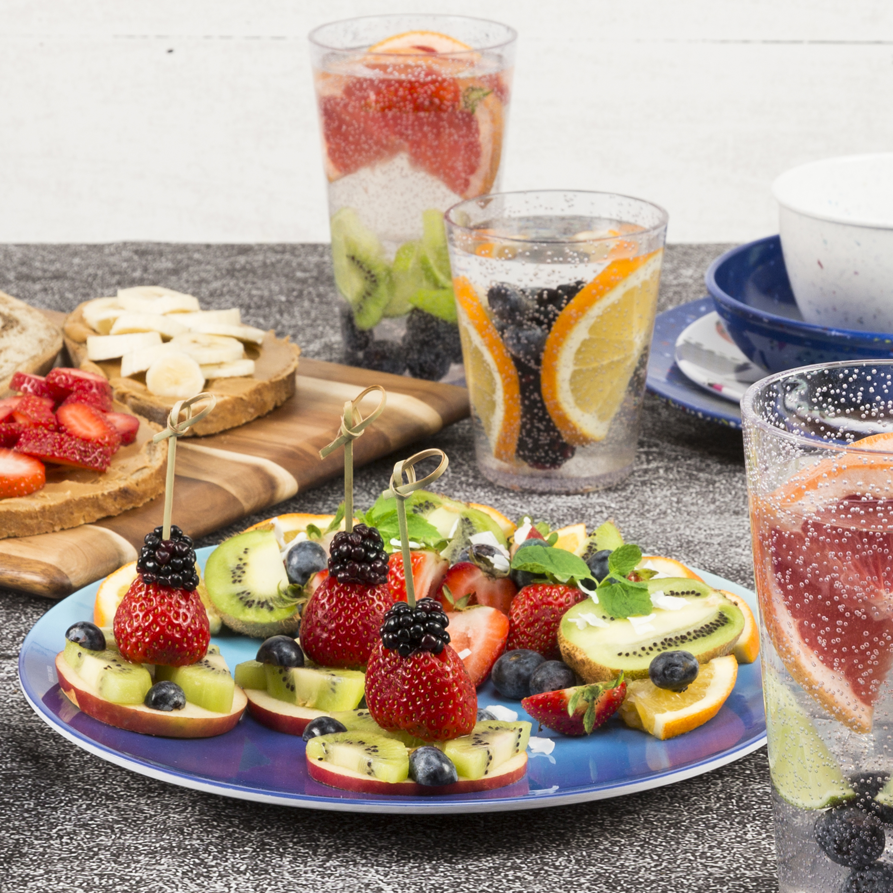 Spritz 23 ounce Highball Glass, Clear, 6-piece set