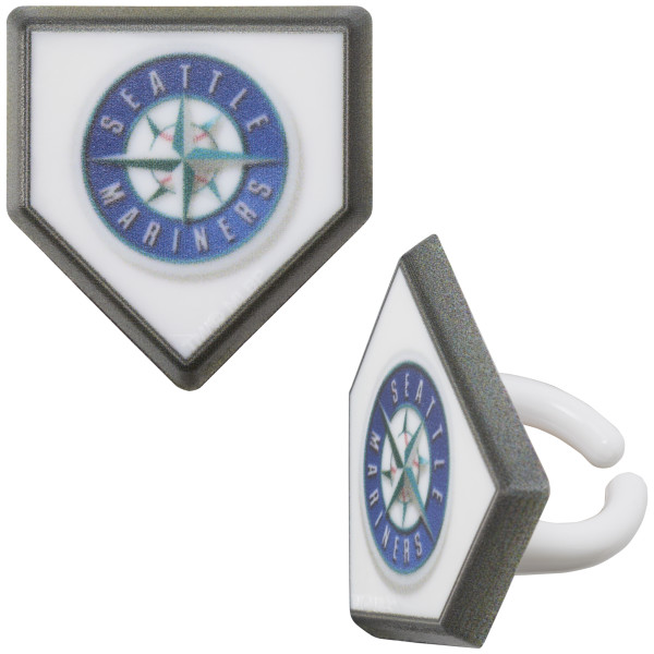 MLB® Home Plate Team Logo Cupcake Rings