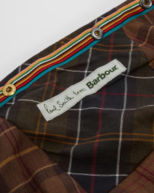 Paul Smith loves Barbour Waxed Hood Grey Lilac