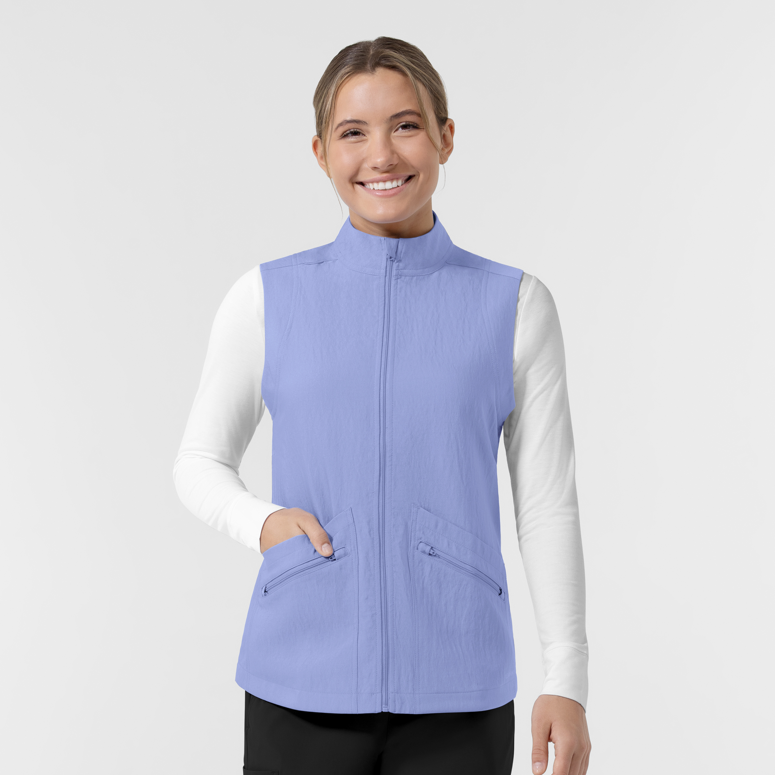 Layers Women‘s Everything Everywhere Scrub Vest-Wonder Wink