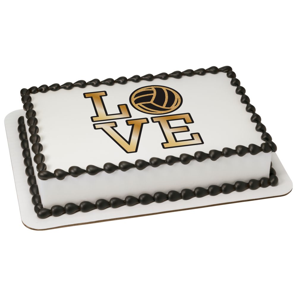 Image Cake Volleyball Love