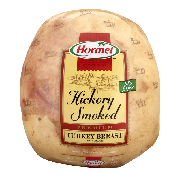 HORMEL(r) Turkey Breast, Hickory Smoked, 2 pc . C1N1 - Front No Plunge In Package (Hi Res)