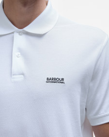 Lightweight Pique Essential Polo Shirt Classic White