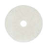 Boardwalk,  Natural Burnishing Round Floor pad, 20", White