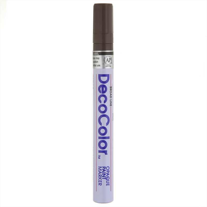 DecoColor® Paint Marker, Broad Tip, 300-S, Dark Brown #18