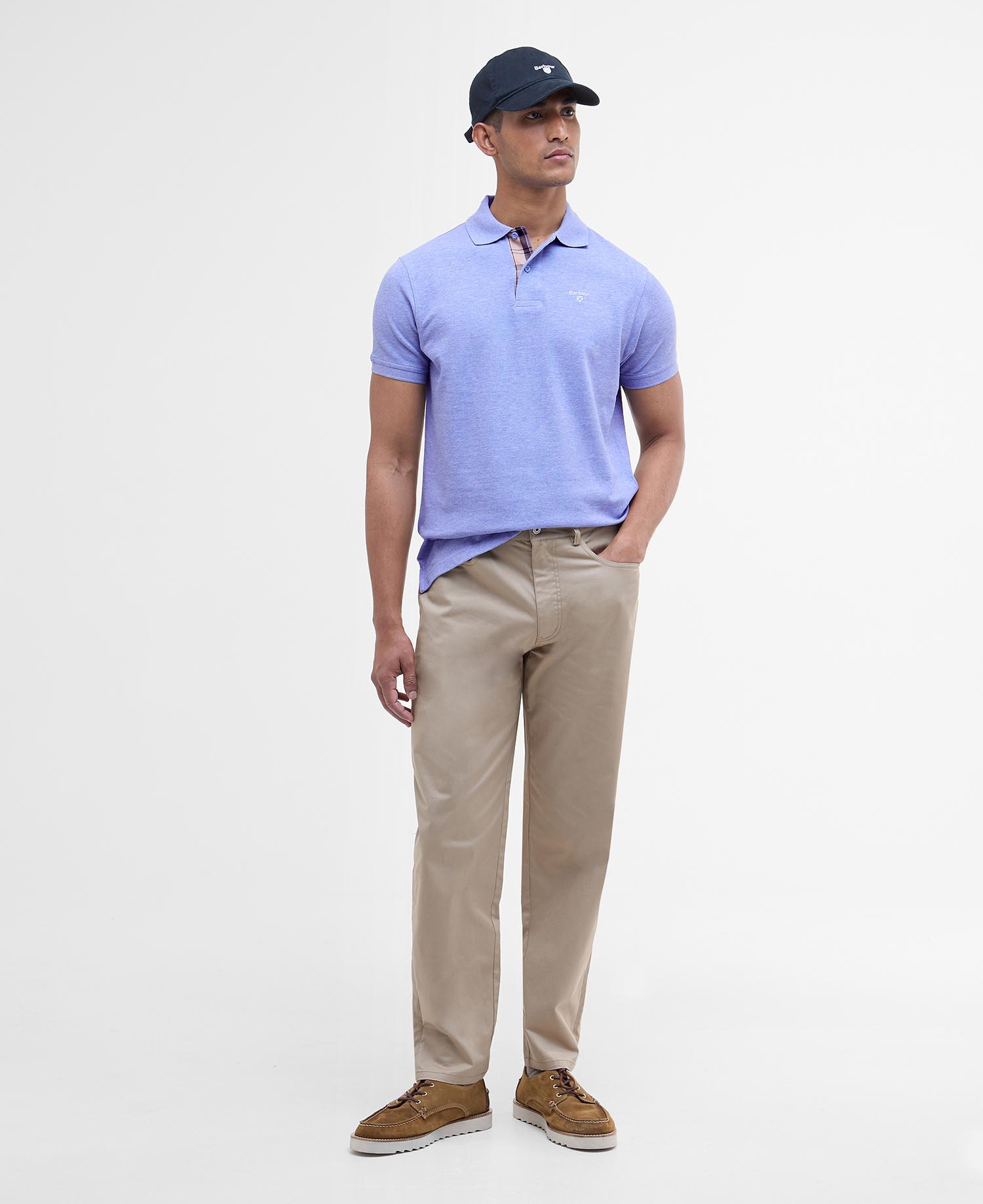 Tartan Pique Polo Shirt image number 1