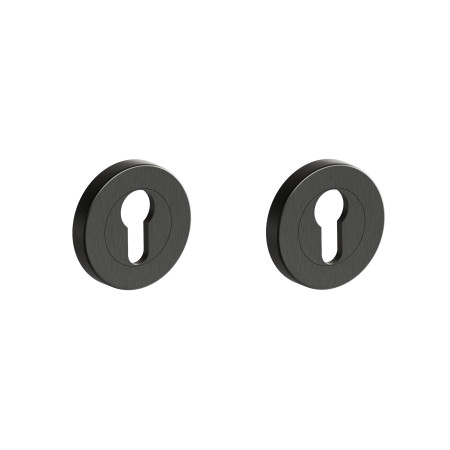 316 Stainless Steel Euro Cylinder Escutcheon Set Round Rose