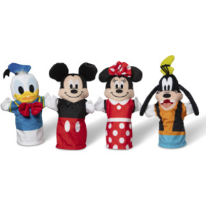 Disney Mickey Mouse & Friends Soft & Cuddly Hand Puppets