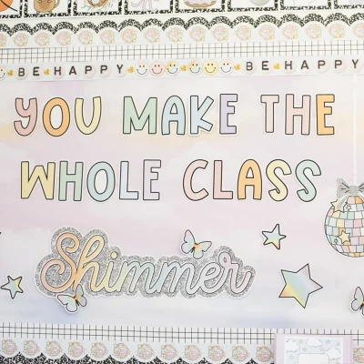 Fadeless Schoolgirl Style Bulletin Board Paper, Wildest Dreams, 47.25" x 50', 1 Roll example 2