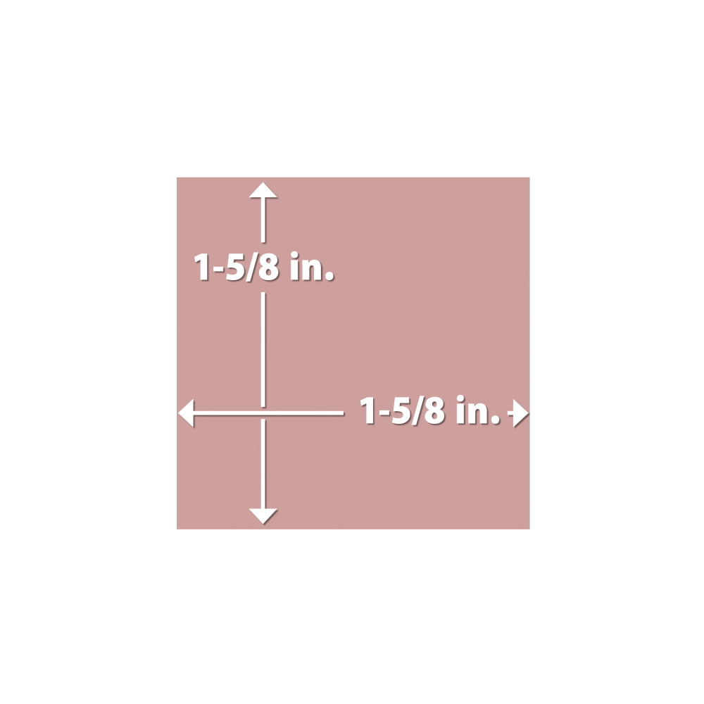 Vaudeville Taco Pink 1-5/8 in. x 1-5/8 in. Porcelain Floor and Wall Tile