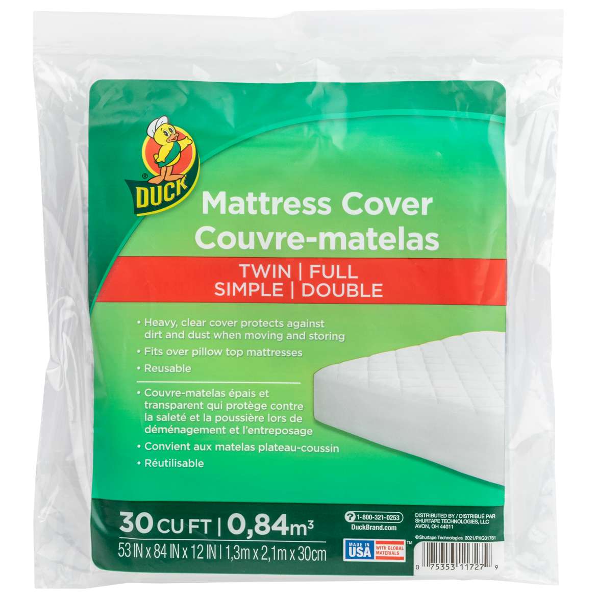 Twin/Full Bed Mattress Cover Image