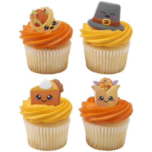 Thanksgiving Cuties Cupcake Rings