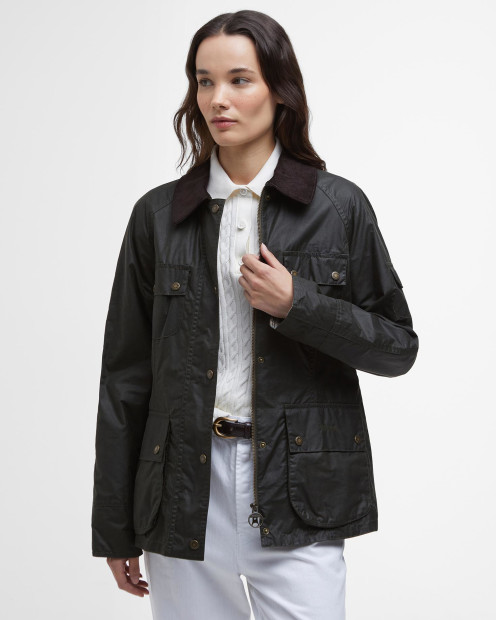 Arlo Utility Waxed Jacket Archive Olive/Ancient Tartan