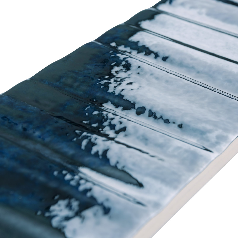 Joliet Prisma Sapphire 3 in. x 12 in. Ceramic Wall Tile