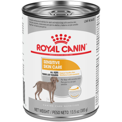 Sensitive Skin Care Loaf in Sauce Canned Dog Food