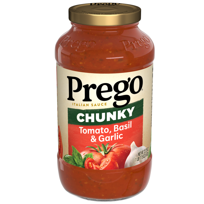 Chunky Tomato, Basil and Garlic Pasta Sauce