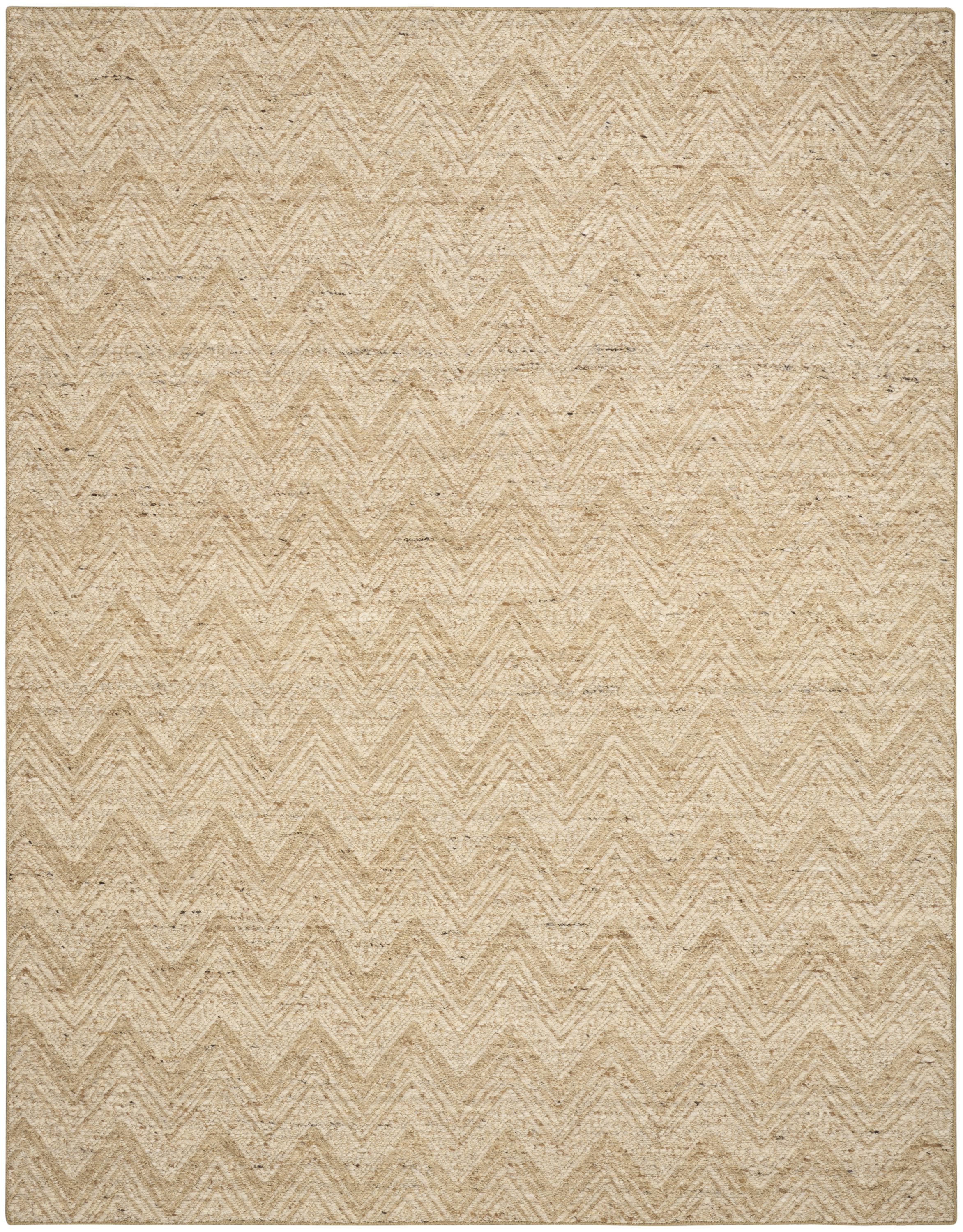 DKNY Pure Purl 9'9" x 13'9" Beige Ivory Modern Indoor Rug