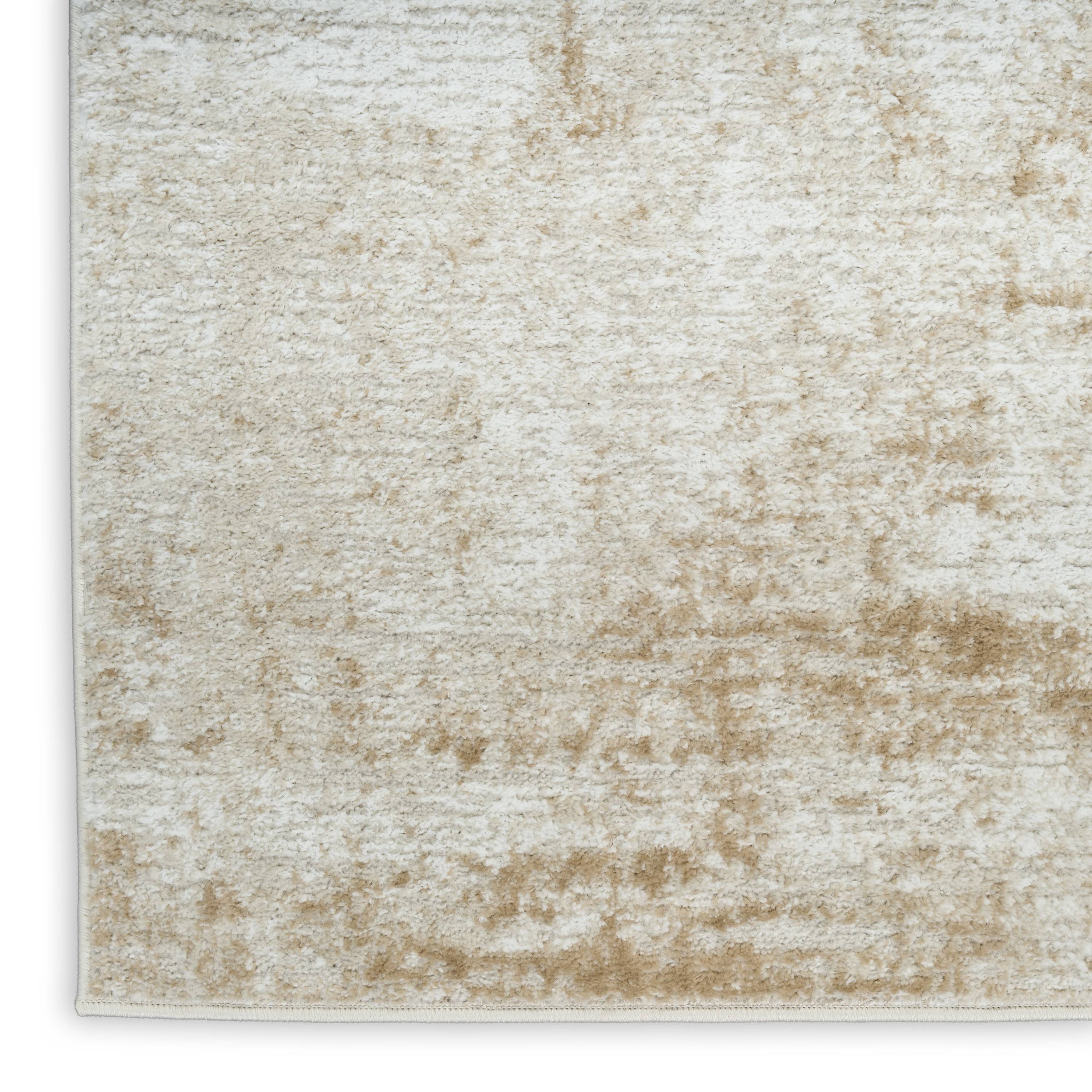 Nourison Dekor 4' x 6' Ivory Beige Modern Indoor Rug