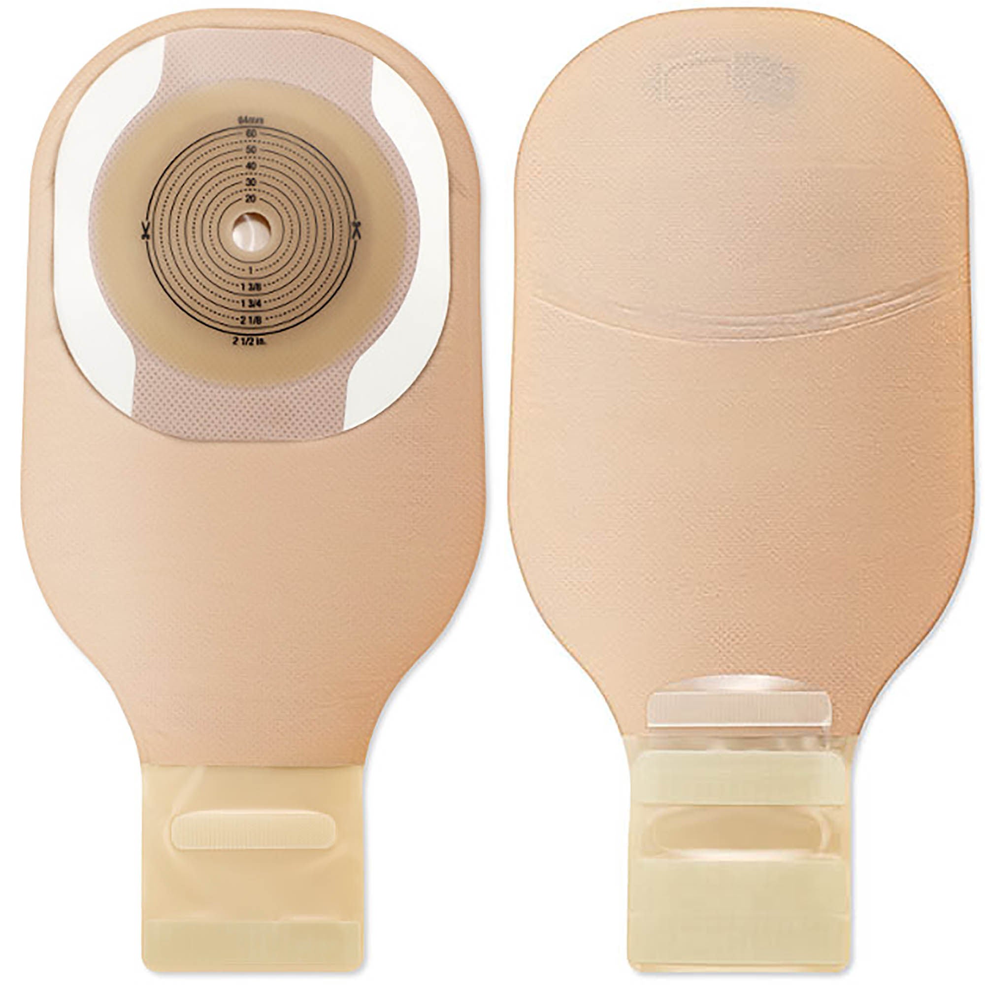 Premier™ 8901 One-Piece Beige Ostomy Pouch, Cut to Fit Stomas up to 64 mm