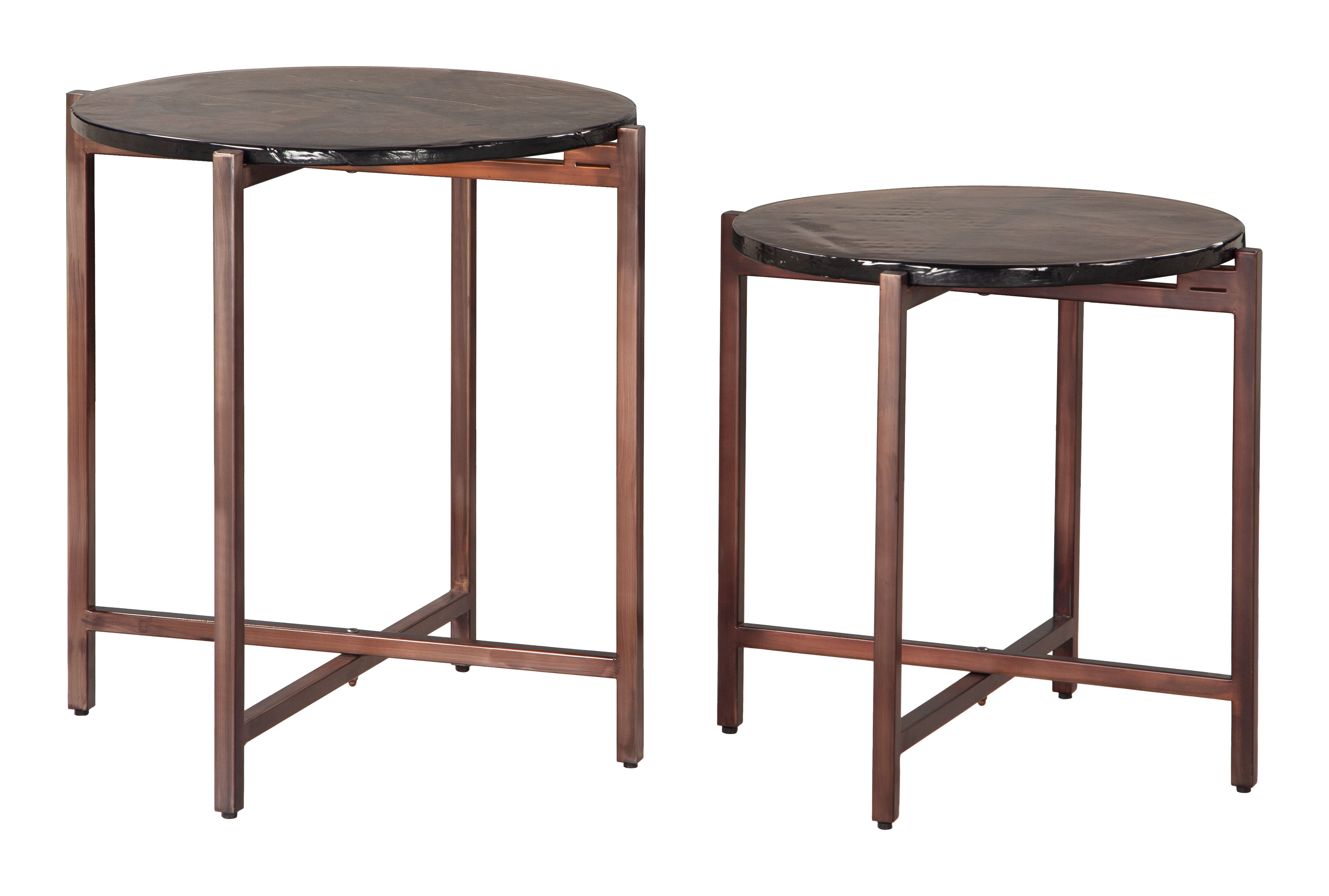 Gema Coffee Table Set (2-Piece) Bronze product image