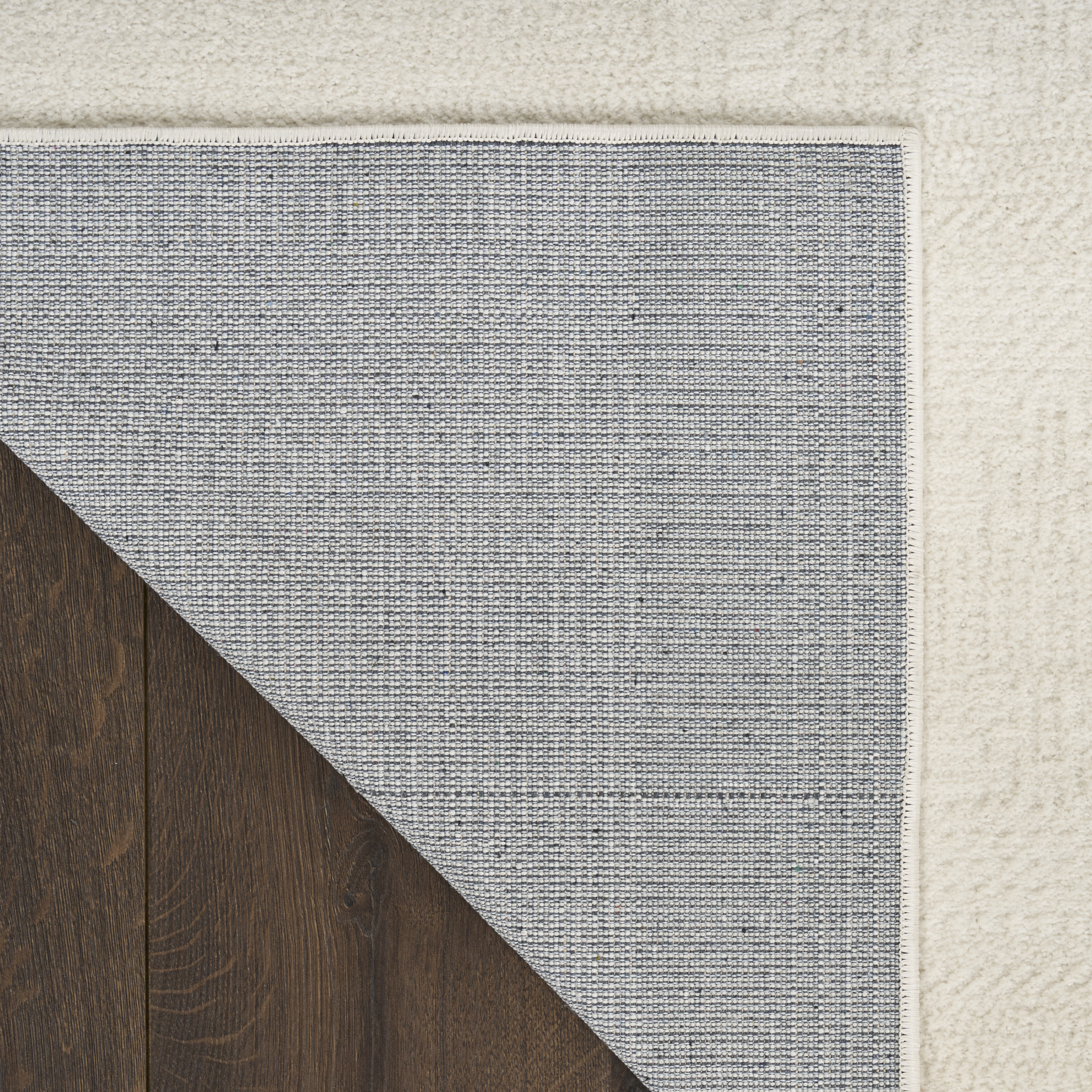 Nourison Nordic 2' x 6' Ivory Modern Indoor Rug